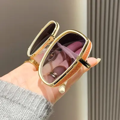 Large Frame UV Protection Sunglasses for Women - 4
