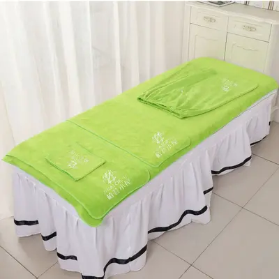 Beauty-Salon-Handtuchtuch-Set, SPA-Kopfwickel, saugfähig - 12
