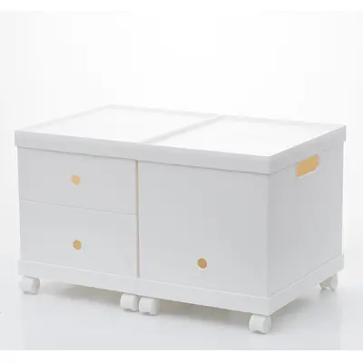 Japanese style white kitchen storage box
