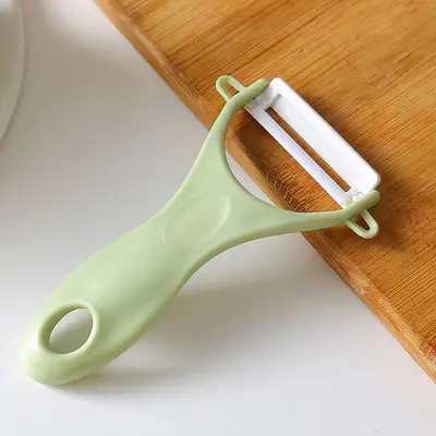 Douyin seramik soyucu, soyma bıçağı, üç parçalı set, kesme tahtası, çok fonksiyonlu ev tipi meyve kazıyıcı, hediye teslimatı - 8