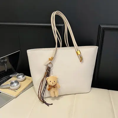 Damen-Handtasche mit Retro-Leopardenmuster, großes Tote Bag - 7