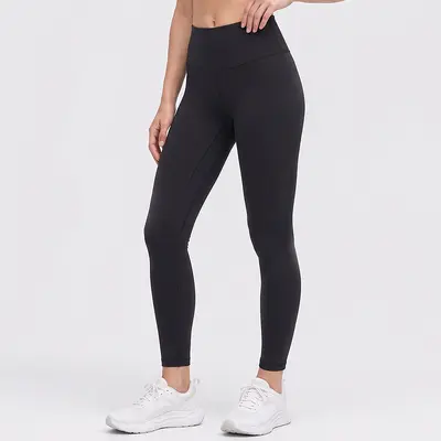 24" High Waist Women's Yoga Pants, Butt Lifting, Breathable - 9