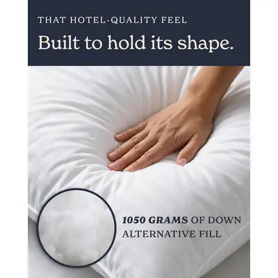 Hotelpillow Fiber Pillow Insert, Hotel Style