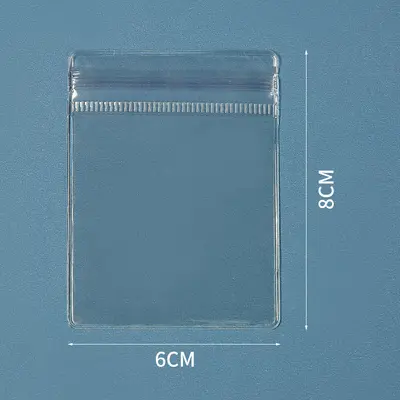 PVC-Schmuckaufbewahrungstasche, selbstverschließend, transparent, staubdicht - 13