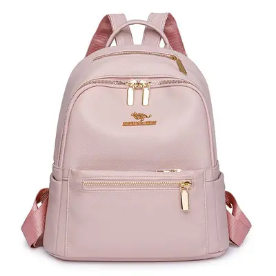 Fashion PU Women's Backpack Versatile Commuter Shoulder Backpack - 9