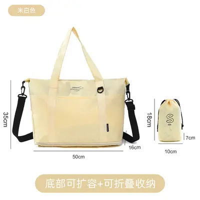 Cross-border Foreign Trade Large-capacity Expandable Trolley Case Luggage Bag Single-shoulder Lightweight Multifunctional Travel Storage Bag - 8
