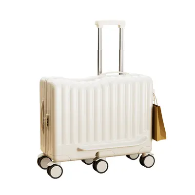 20-Inch Kids Ride-On Carry-On Suitcase, Combination Lock, 6 Wheels - 6