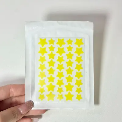 40 bunte Sternchen-Pickelpflaster, Kolloid mit ätherischen Ölen - 7