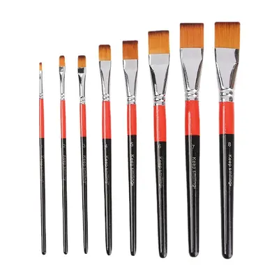 Kinder-Aquarellpinsel-Set mit speziellen Pinseln, Holzgriff, unabhängige Nylon-Verpackung, Haarpinsel, Digitale Ölmalpinsel, Malmaterial, Malset