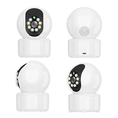 HD 360 derece WiFi gözetleme kamerası, gece görüşü ve ev monitörü - 4