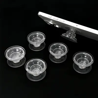 Factory Hot Sale Mobile Phone Transparent Air Cushion Holder Adhesive Transparent Telescopic Holder Material Mobile Phone Air Cushion Holder Wholesale