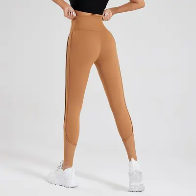 High-Waist Compression Yoga Pants, Tummy Control, Quick-Dry - 8