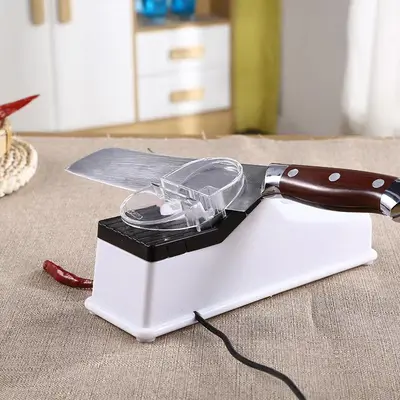 Electric knife sharpener household portable fast sharpening scissors kitchen knife multifunctional kitchen small automatic knife sharpening tool - 4