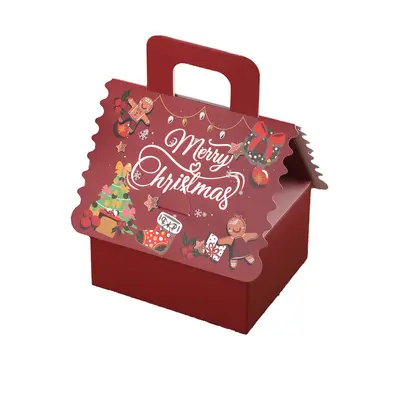 2025 Weihnachts-Verpackungsbox für Nougat, Schokolade und Kekse