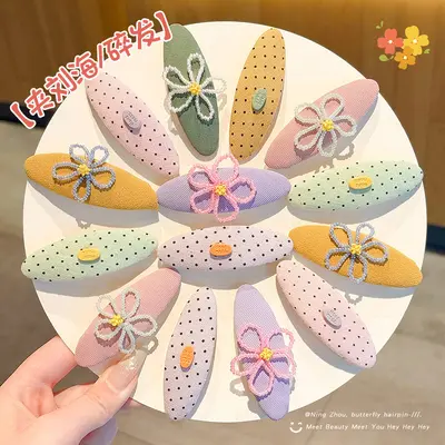 Baby-Seitenclips, bunte Tropfen-Haarklammern für Mädchen