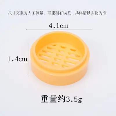 Simulated Steamer Basket Model Toy, Plastic DIY Clay Food Photography Prop - 12