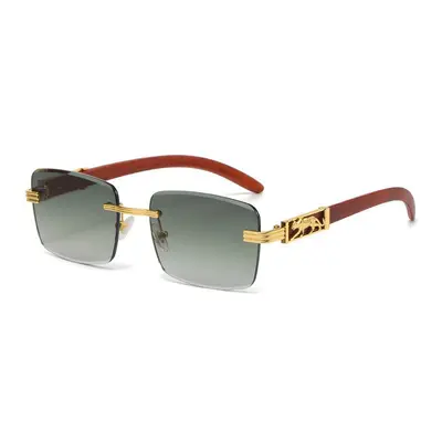 Rimless gradient sunglasses for women, summer style - 11