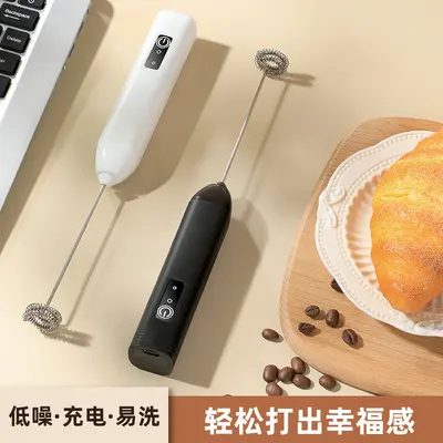 Fabrika Stoku Kahve Çırpıcı Çift Başlı Süt Köpürtücü Fırınlama Elektrikli Yumurta Çırpıcı Gıda Sınıfı Karıştırıcı Köpük Makinesi - 9