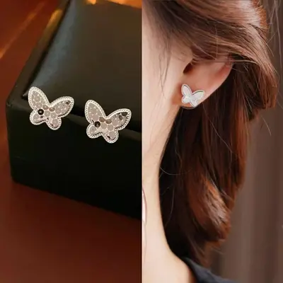S925 sterling silver stud earrings, hypoallergenic - 10