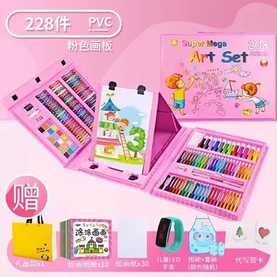 Aquarellstift-Set, 208 Teile für Kinderkunstprojekte - 8