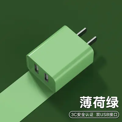 Двойное USB зарядное устройство 5V2A совместимое с Apple, Vivo, Huawei - 9