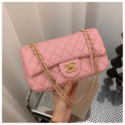 Women's Quilted Small Shoulder Bag, Single Strap Crossbody Bag - 10