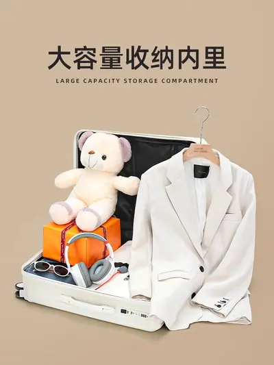 20 and 24 inch cabin suitcase combination lock leather