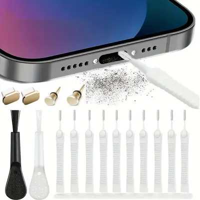 C-Anschluss Staubschutz-Set 16-teilig Typ-C Datenport USB Staubschutz-Stecker Mobiltelefon Ladeanschluss Metall-Staubschutz-Stecker