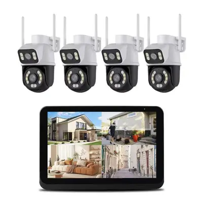 wifi套装监控摄像头 ICSEE超级看看4路带屏幕wifi套装监控摄像头 - 7