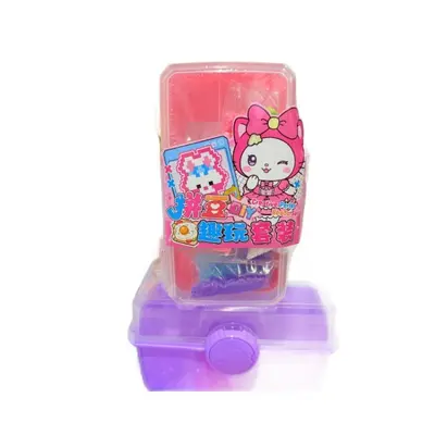 Perler boncuk DIY seti, kız çocuğu için hediye kutusu - 5
