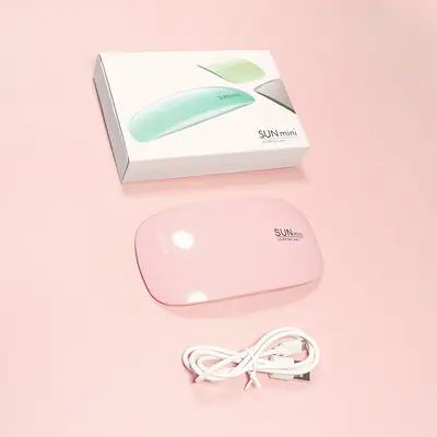 Mouse-Shaped USB Mini UV Nail Dryer Lamp, LED Gel Curing Light