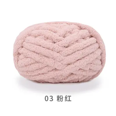 Snowball Cat Tail Chunky Yarn for DIY Finger Knit Scarves - 8