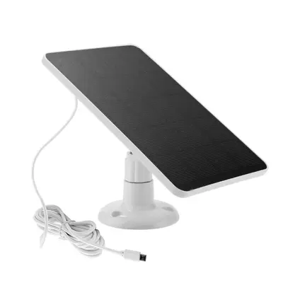 Ring ve Eufy kameralar uyumlu 3W güneş enerjili şarj paneli, düşük güç tüketimli