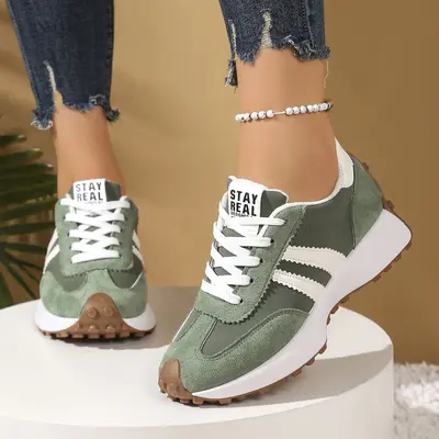 Women's Plus Size Chunky Dad Shoes, Thick Sole, Spring/Summer 2025 - 9