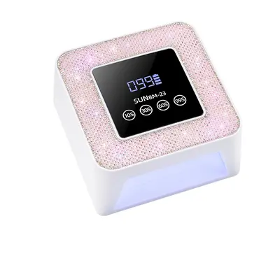 UV-LED nail lamp, rhinestone design, fast-drying, professional - 11