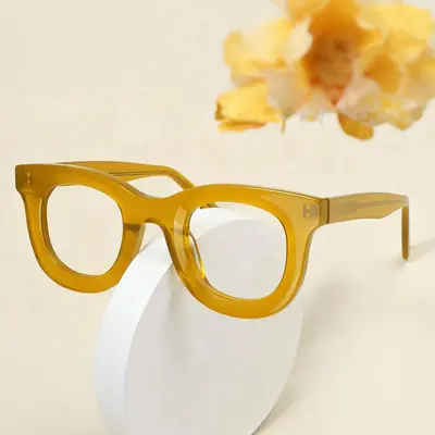 Acetate Sheet Eyeglass Frame, Thick Sheet, European and American Style - 10
