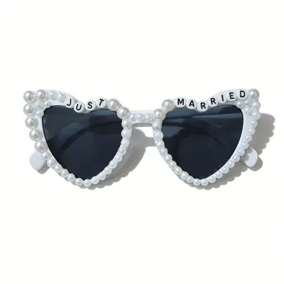 Party Bride and Groom Glasses, for Photos and Costume Parties - 10