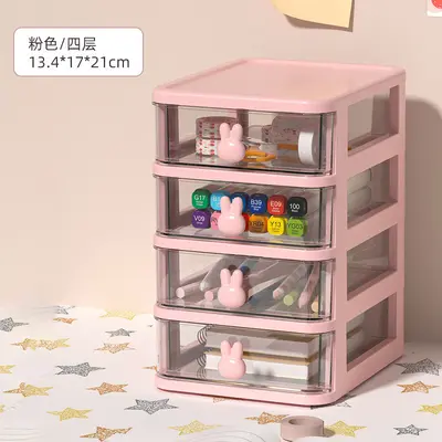 Transparent desk storage box, mini drawer type - 13