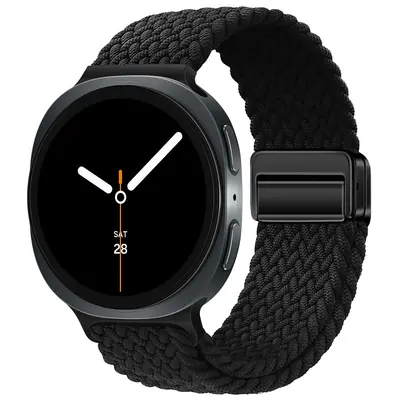 Nylon Woven Loop Strap with Magnetic Clasp for Samsung Watch8 - 7