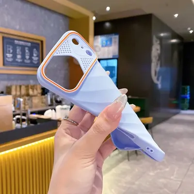 iPhone 18 Pro Max Silikonhülle mit Fenster, Vollschutz
