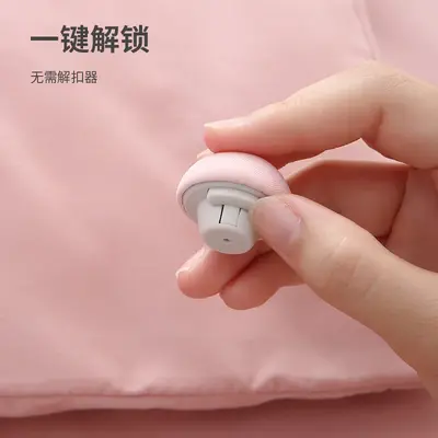Quilt holder, sheet holder, new model with one-click unlock feature, secure, non-slip, skin-friendly and mark-free holder - 4