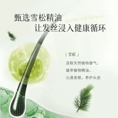 Lufei Essential Oil Smoothing Fragrance Shampoo Gentle Cleansing Oil Control Volumizing Smooth Shine Ylang-Ylang Essential Oil Shampoo - 3