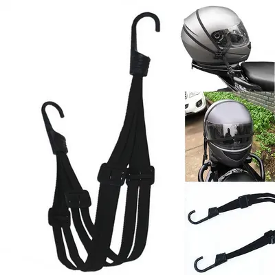 Multifunktionales Motorrad-Gummiseil und Helmhalter - 3
