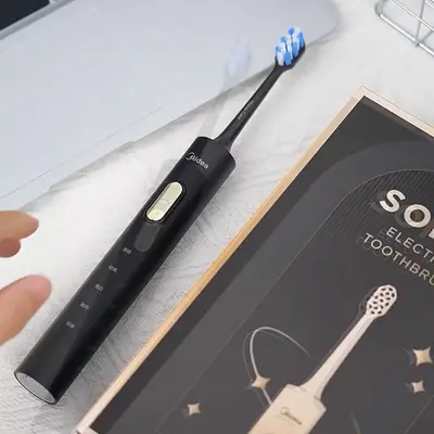 Midea S1PX Electric Toothbrush with 4 Brush Heads - 4