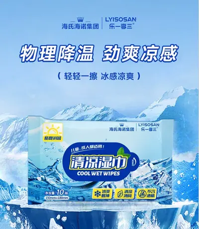 Mint Cooling Portable Wet Wipes for Summer - 11