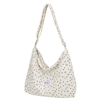 Korean-Style Floral Dumpling Shoulder Bag, Large Capacity - 5