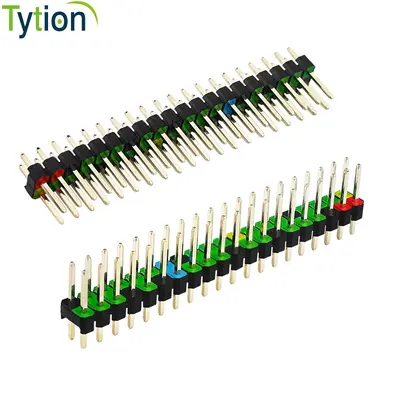 Raspberry Pi GPIO Pin Header 2x20P, 2,54 mm Aralıklı, Altın Kaplama