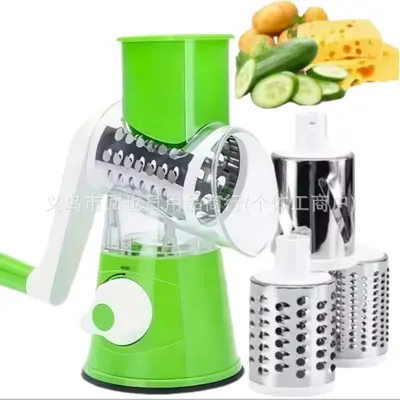 Manual Rotating Vegetable Cutter Spiral Shredder