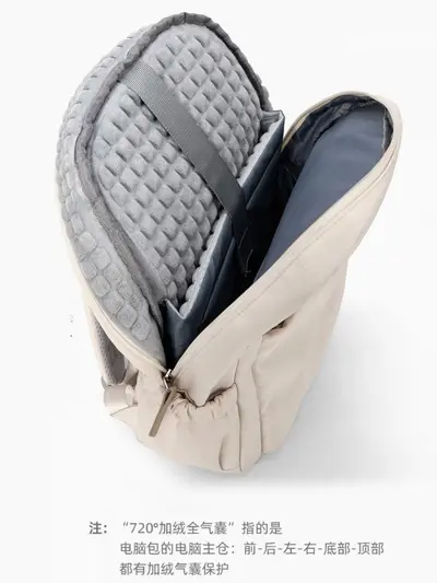 Women's Backpack with 720° Airbag Cushioning and Shockproof Laptop Compartment - 5