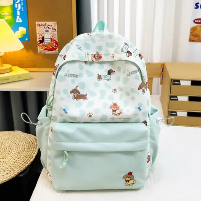 Cute Cartoon Backpack for High School Students, Large Capacity - 9